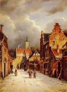 unknow artist European city landscape, street landsacpe, construction, frontstore, building and architecture.315 oil painting reproduction